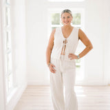 Hopeful Sleeveless Top - Tops - Tanks - Blu Pepper