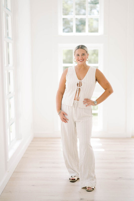 Hopeful Sleeveless Top - Tops - Tanks - Blu Pepper