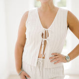 Hopeful Sleeveless Top - Tops - Tanks - Blu Pepper