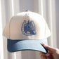 Horseshoe Embroidered Trucker Hat - Accessories - Hats - Summer Tees