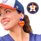 Houston Astros Heart Earrings - Jewelry - Earrings - Gaby & Grace