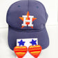 Houston Astros Heart Earrings - Jewelry - Earrings - Gaby & Grace