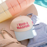 I Need a Vacation Trucker Hat - Accessories - Hats - Kenz Kustomz