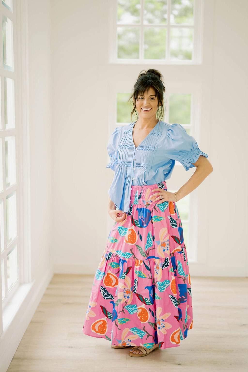 Icon Moment Floral Skirt - Bottoms - Skirts - Adrienne