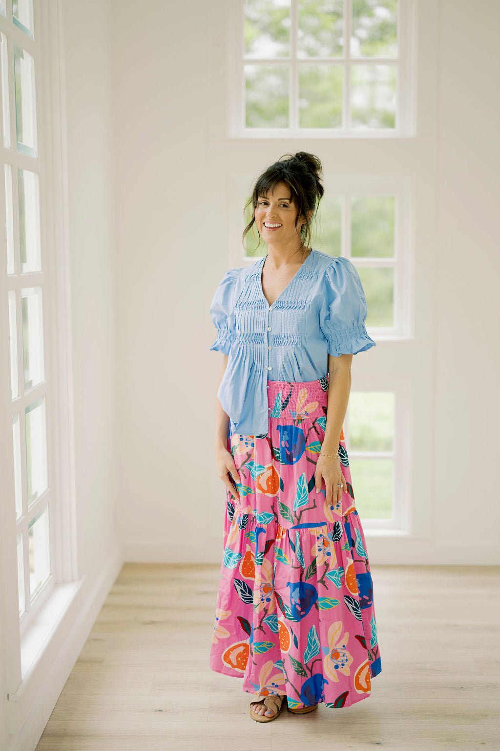 Icon Moment Floral Skirt - Bottoms - Skirts - Adrienne