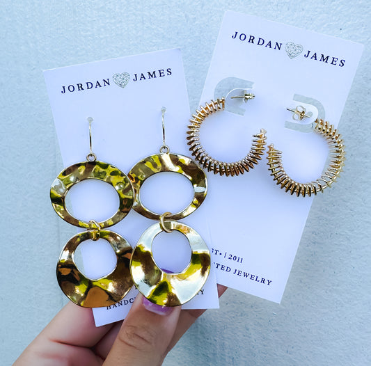 Gold Circles Earrings