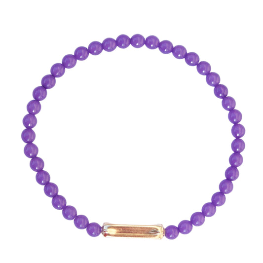 Purple Bar Bracelet
