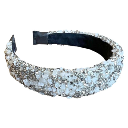 All That Glitters Silver Headband