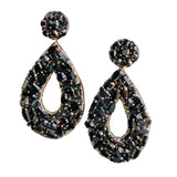Juliet Drop Earrings - Black - Jewelry - Earrings - Gaby & Grace