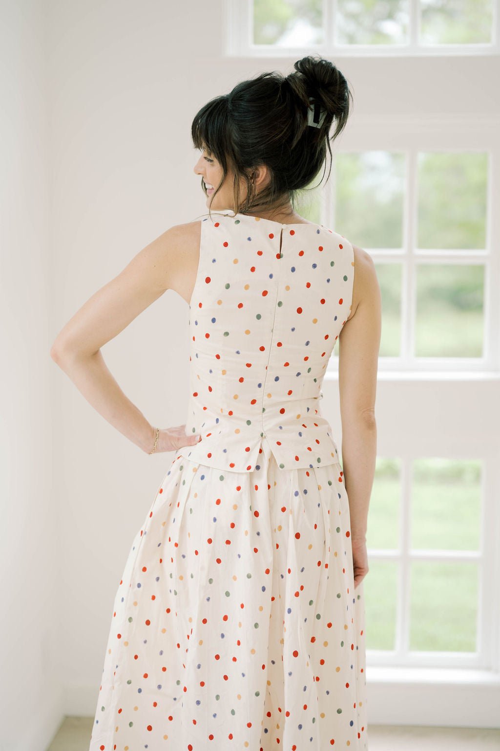 Kind Smile Dot Top - Tops - Tanks - Aureum