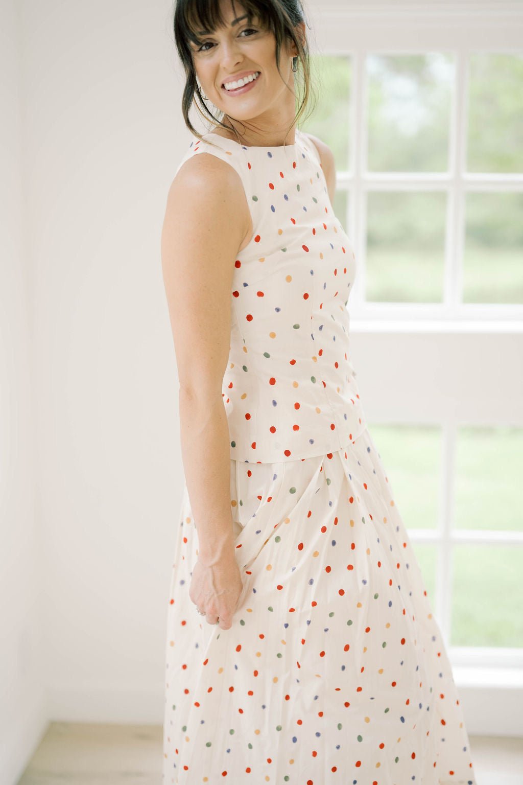 Kind Smile Dot Top - Tops - Tanks - Aureum
