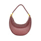 Large Burgundy Woven Shoulder Bag - Accessories - Purses & Handbags - BC Bags