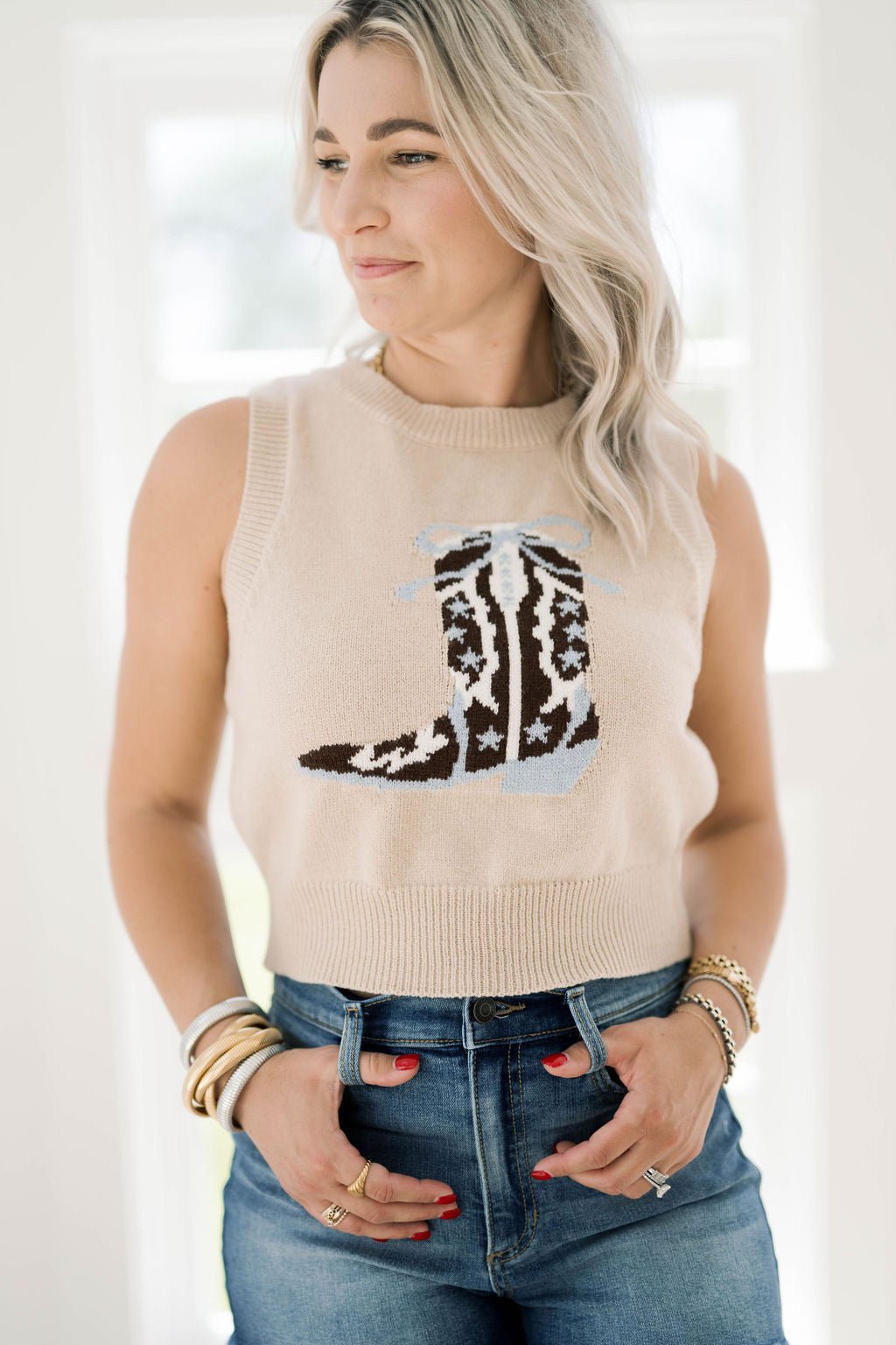 Lets Ride Top - Tops - Sweaters - Le Lis