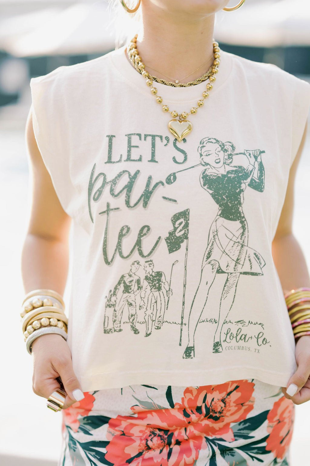 Lola + Co Golf Muscle Tee - Tops - Tees - Summer Tees