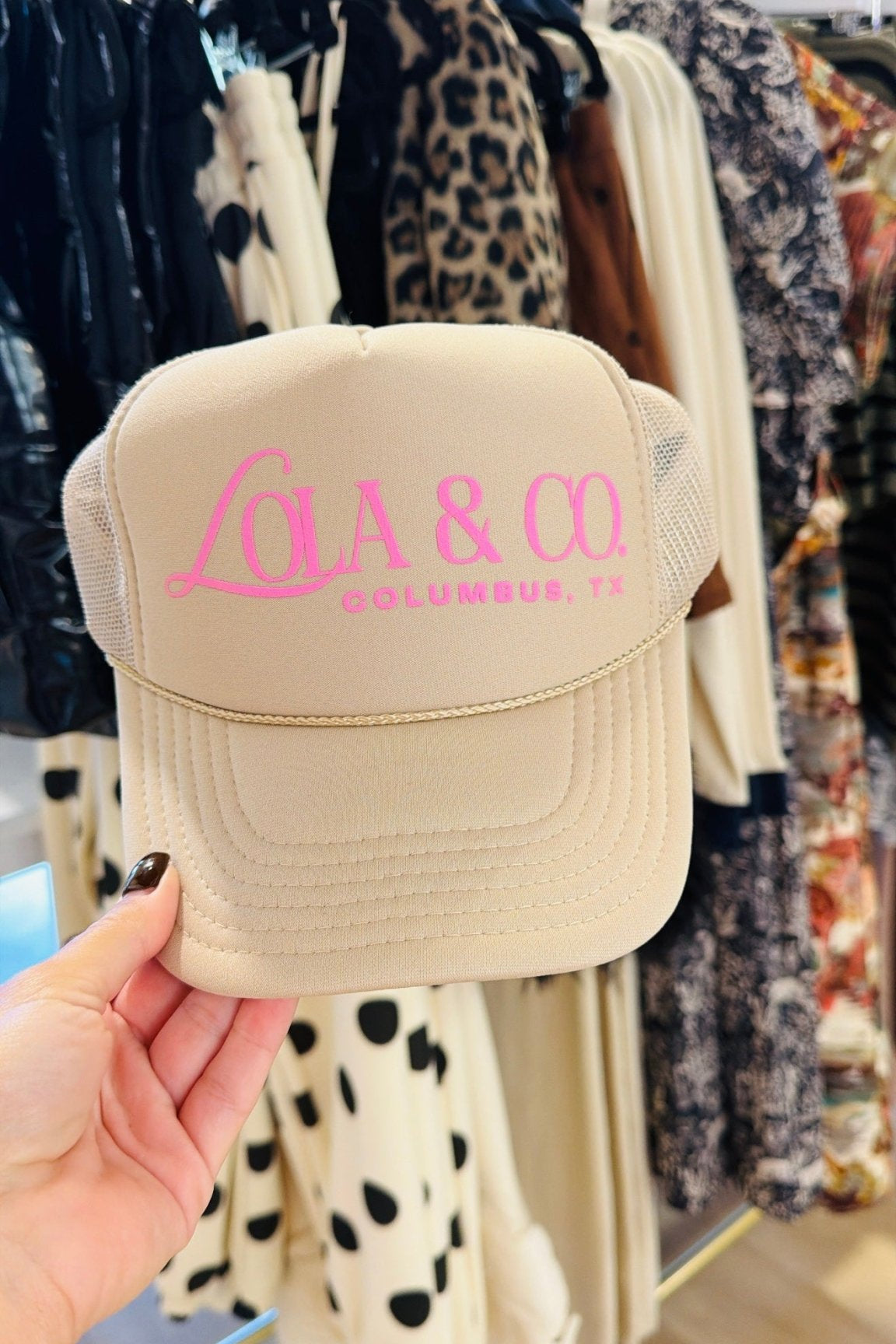 Lola Tan Foam Trucker Hat - Accessories - Hats - Summer Tees