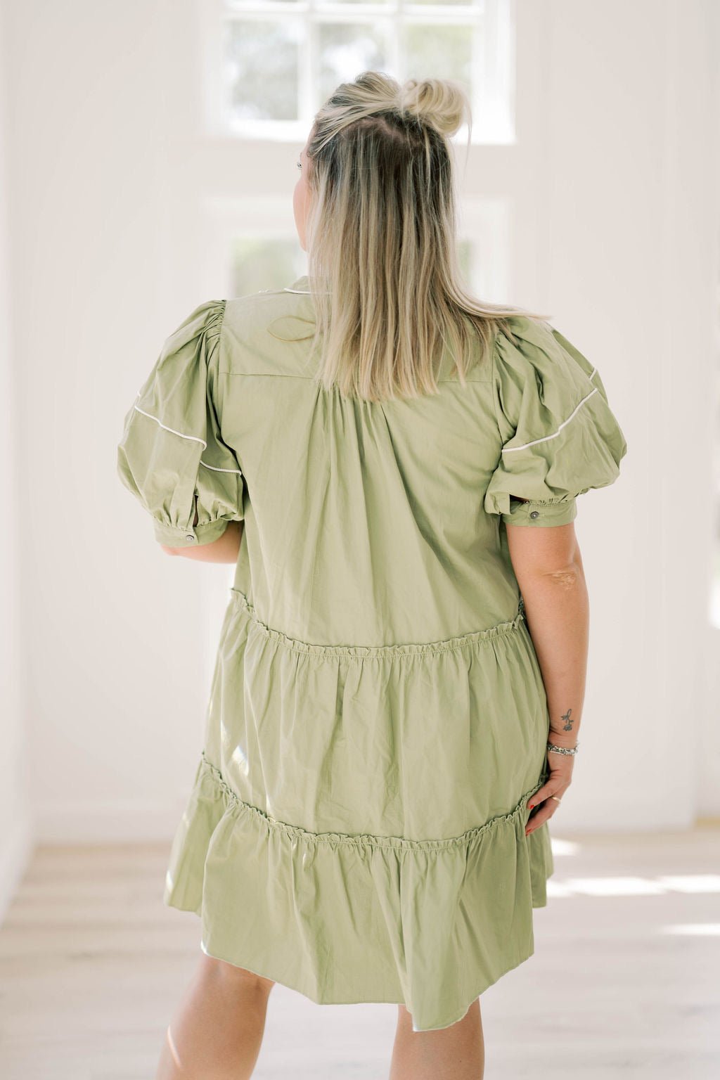 Luxe Lane Embroidered Mini Dress - Dresses - She & Sky