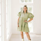 Luxe Lane Embroidered Mini Dress - Dresses - She & Sky