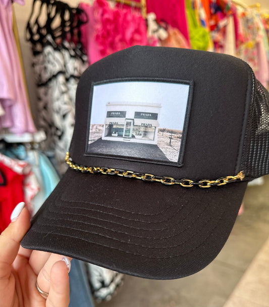 Marfa Black Trucker Hat - 