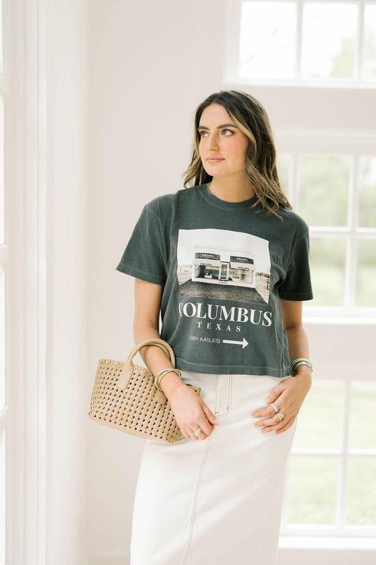 Marfa Cropped Tee - Tops - Tees - Summer Tees