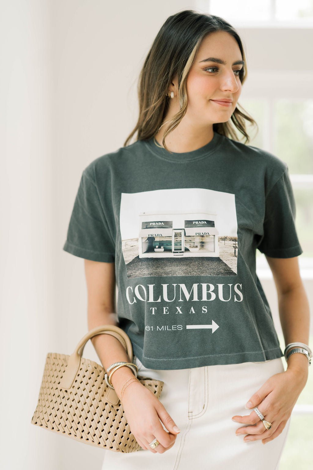 Marfa Cropped Tee - Tops - Tees - Summer Tees