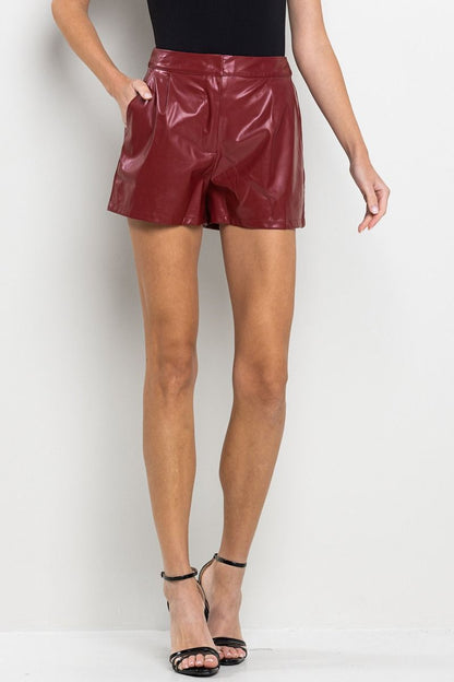Step out in style with these Show Me the Way Shorts. Featuring a high-waisted fit, elastic waist, and pockets, you'll always look your best wherever you go. Whether it's a stroll down the sidewalk or a night out on the town, these shorts will show you the wa