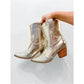 Matisse BAMBI Gold Snake Print Short Boot - Shoes - Boots - Matisse