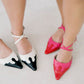 Matisse Florence Heeled Pink/Red Mule - Shoes - Heels - Matisse