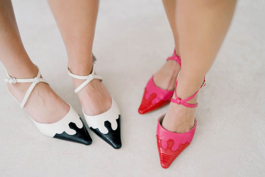 Matisse Florence Heeled Pink/Red Mule - Shoes - Heels - Matisse