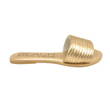 Matisse Gold Troller Slide Sandals - Shoes - Sandals - Matisse