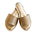 Matisse Gold Troller Slide Sandals - Shoes - Sandals - Matisse