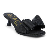 Matisse Black Penelope Heeled Bow Sandal - Shoes - Heels - Matisse