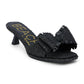 Matisse Black Penelope Heeled Bow Sandal - Shoes - Heels - Matisse