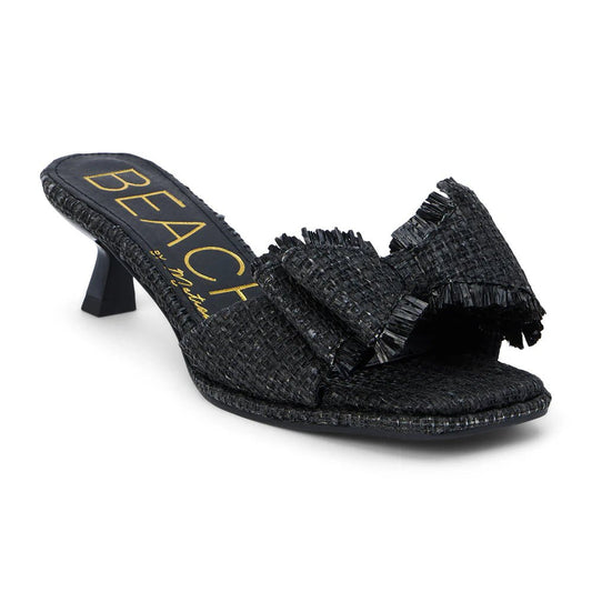Matisse Black Penelope Heeled Bow Sandal - Shoes - Heels - Matisse