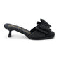 Matisse Black Penelope Heeled Bow Sandal - Shoes - Heels - Matisse