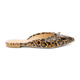Matisse REGGIE Patent Leopard Flat Mule - Shoes - Flats - Matisse