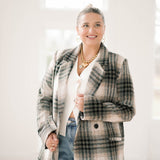 Meeting Day Wool Plaid Blazer - Outerwear - Blazers - Blu Pepper