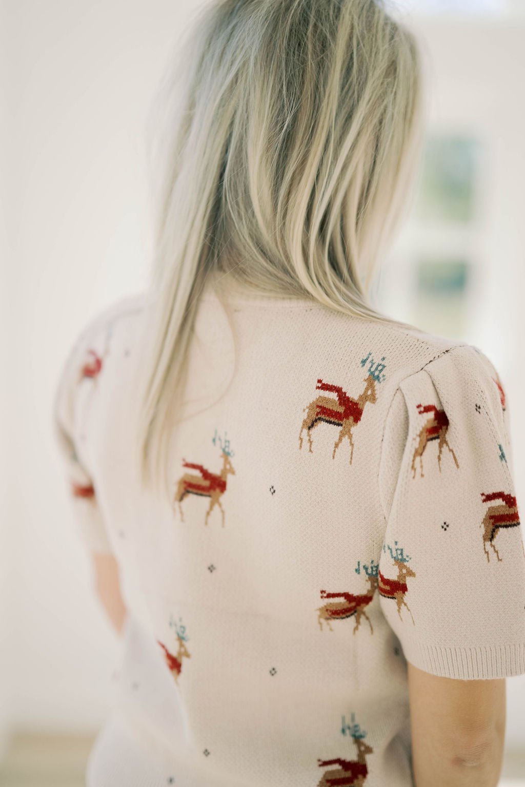 Merry Moment Reindeer Sweater - Tops - Sweaters - She & Sky