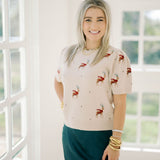 Merry Moment Reindeer Sweater - Tops - Sweaters - She & Sky
