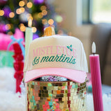 Mistletoe & Martinis Canvas Cap - Accessories - Hats - Summer Tees