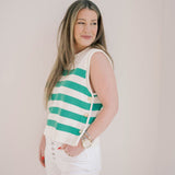 Modern Line Sweater Tank - Tops - Sweaters - She & Sky