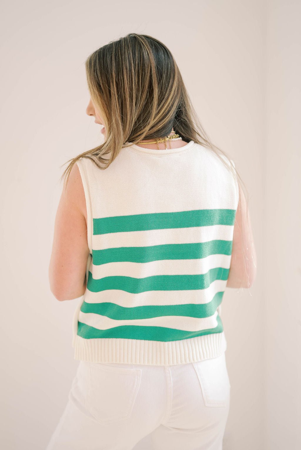 Modern Line Sweater Tank - Tops - Sweaters - She & Sky