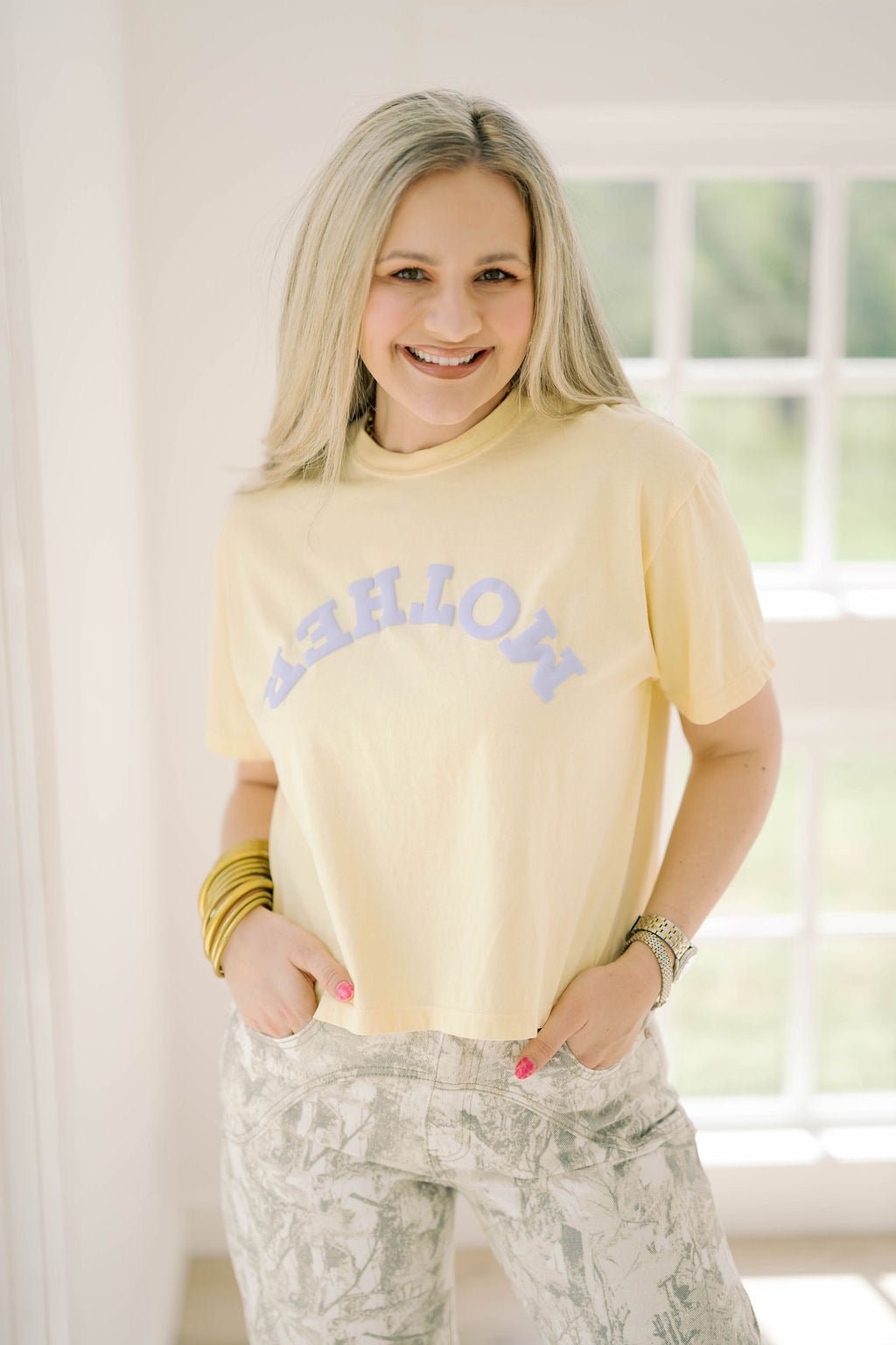 Mother Cropped Tee - Tops - Tees - Poppy & Pine