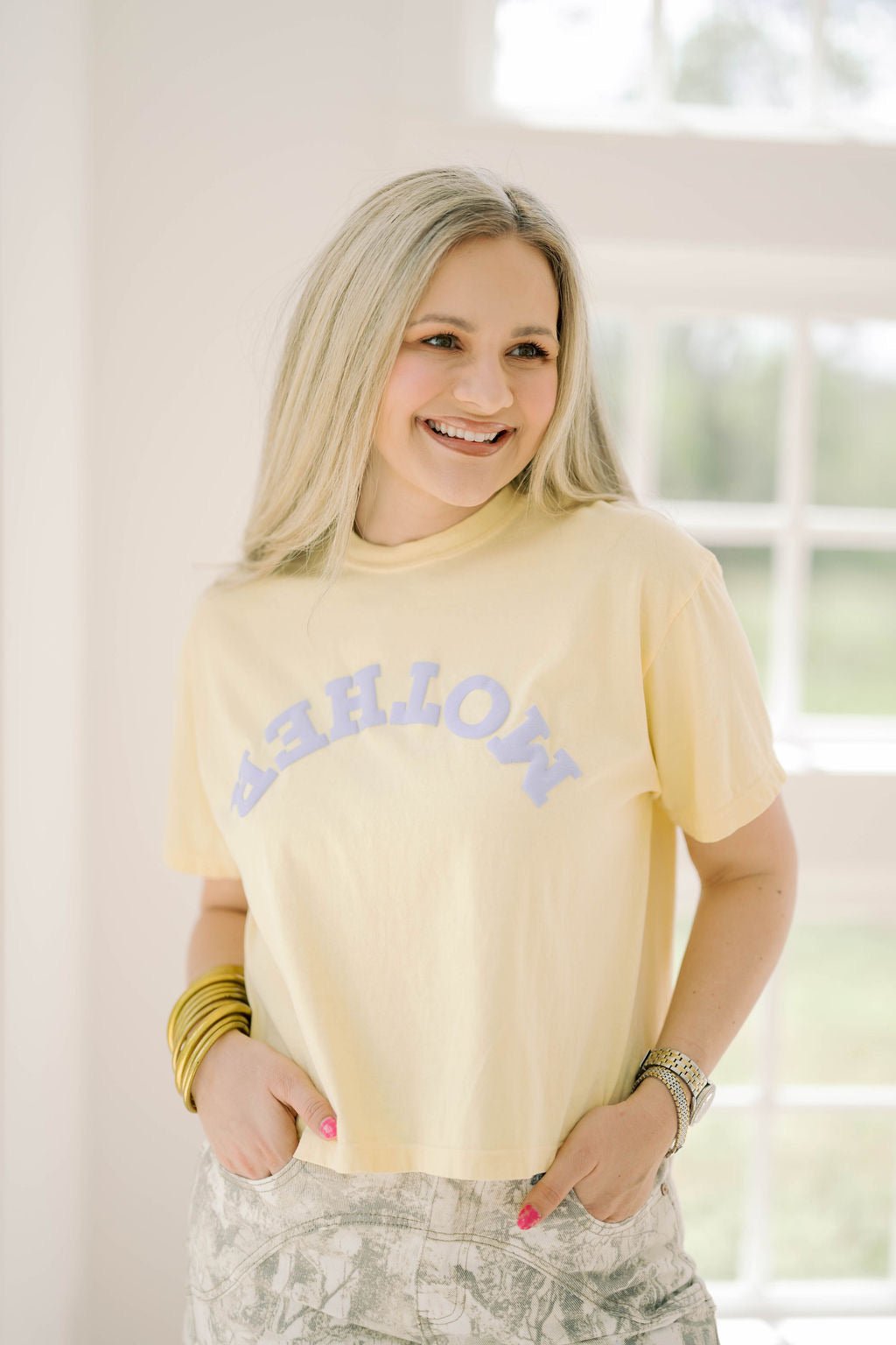 Mother Cropped Tee - Tops - Tees - Poppy & Pine