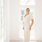 My Pleasure Cream Denim Jumpsuit - Jumpsuits - She & Sky