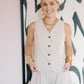 Nantucket Button Vest Top - Tops - Tanks - She & Sky