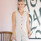 Nantucket Button Vest Top - Tops - Tanks - She & Sky