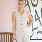 Nantucket Pleated High Waist Shorts - Bottoms - Shorts - She & Sky