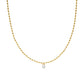 Gold Pearl Pendant Necklace