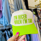 Nicer When Tan Embroidered Canvas Trucker Hat - Accessories - Hats - Summer Tees