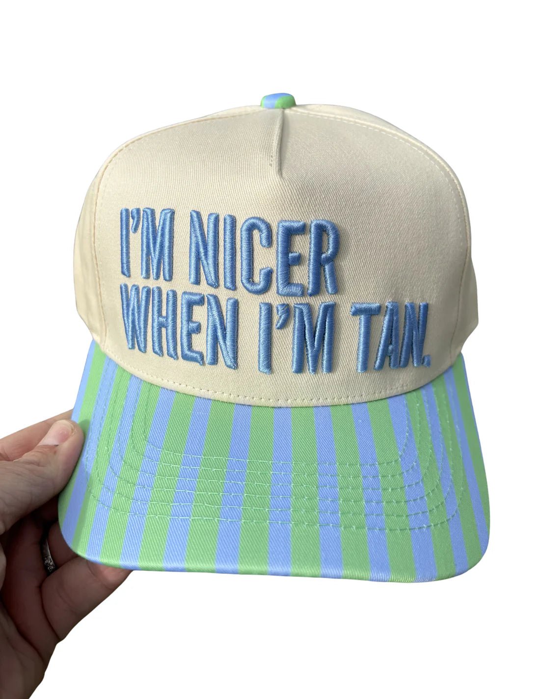 Nicer When Tan Canvas Trucker Hat - Accessories - Hats - Summer Tees